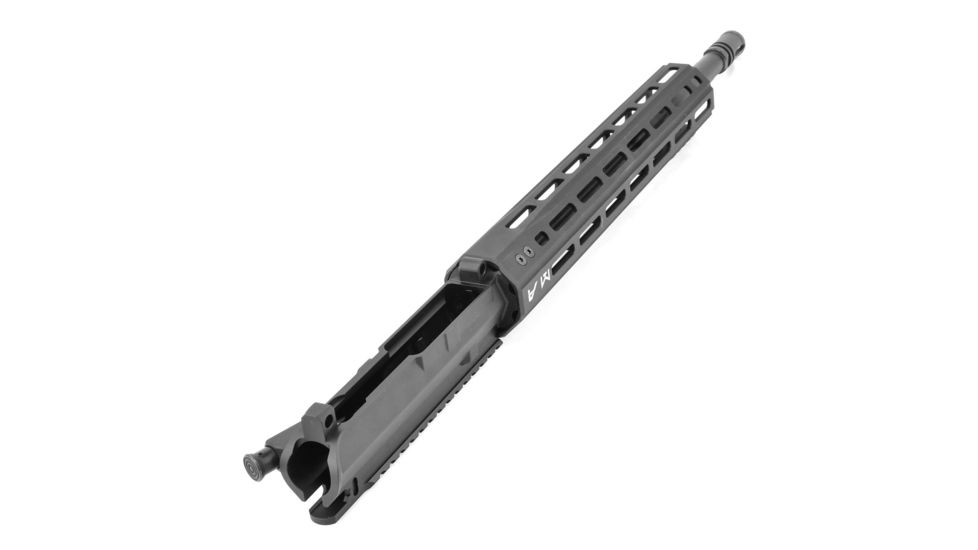 Aero Precision Complete Upper Receiver, M4E1-E, 16in, 5.56 Mid Barrel, Quantum 12in M-LOK Handguard, Anodized Black, APAR640104M7