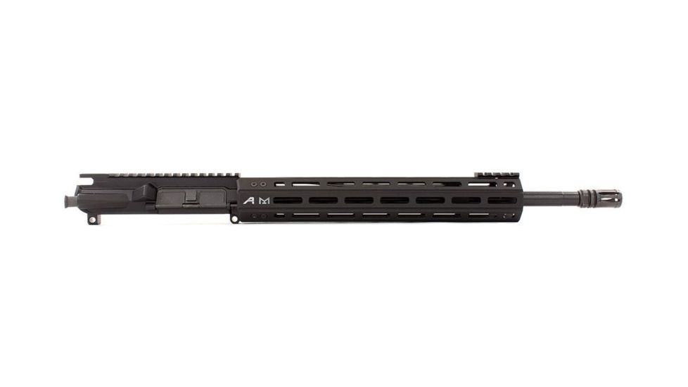 Aero Precision Complete Upper Receiver, M4E1-E, 16in, 5.56 Mid Barrel, Quantum 12in M-LOK Handguard, Anodized Black, APAR640104M7