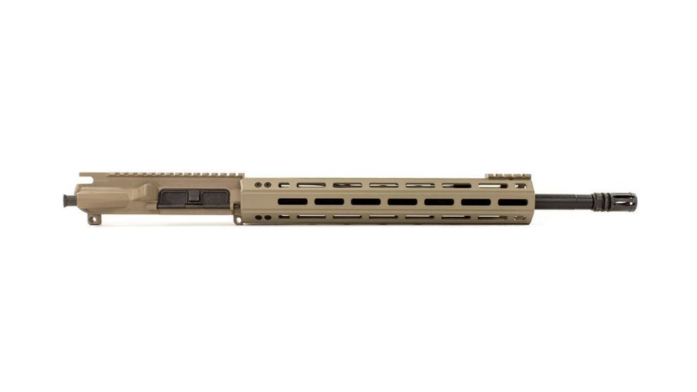 Aero Precision Complete Upper Receiver, M4E1-E, 16in, 5.56 Mid Barrel, Quantum 12in M-LOK Handguard, Flat Dark Earth, APAR640114M7