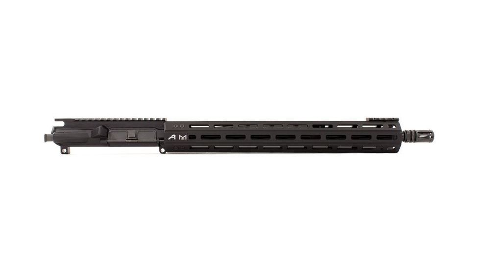 Aero Precision Complete Upper Receiver, M4E1-E, 16in, 5.56 Mid Barrel, Quantum 15in M-LOK Handguard, Anodized Black, APAR640105M7