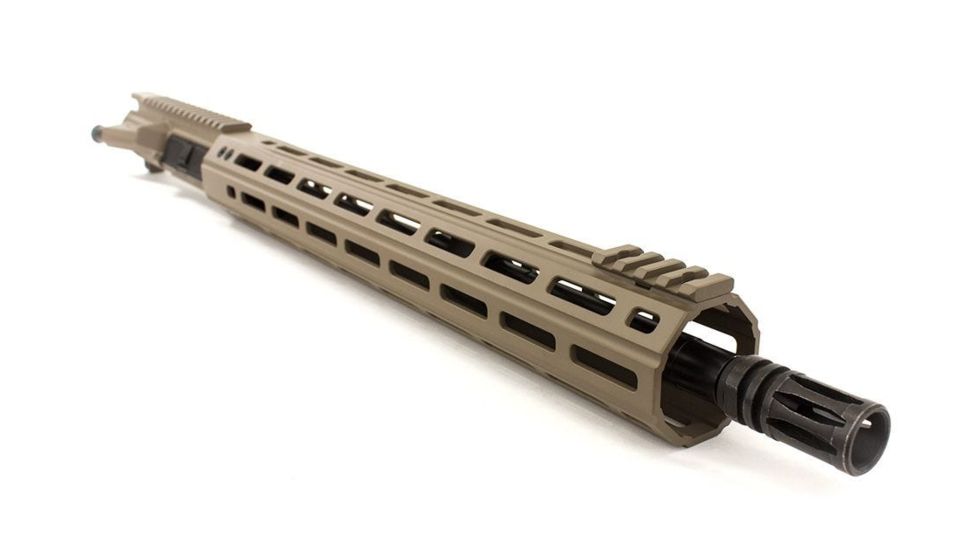 Aero Precision Complete Upper Receiver, M4E1-E, 16in, 5.56 Mid Barrel, Quantum 15in M-LOK Handguard, Flat Dark Earth, APAR640115M7