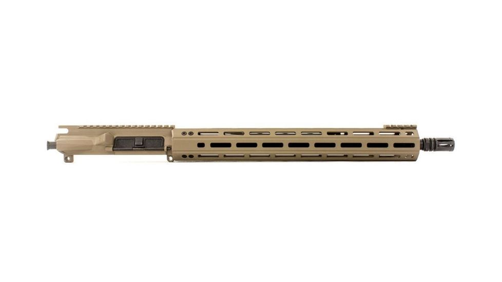 Aero Precision Complete Upper Receiver, M4E1-E, 16in, 5.56 Mid Barrel, Quantum 15in M-LOK Handguard, Flat Dark Earth, APAR640115M7