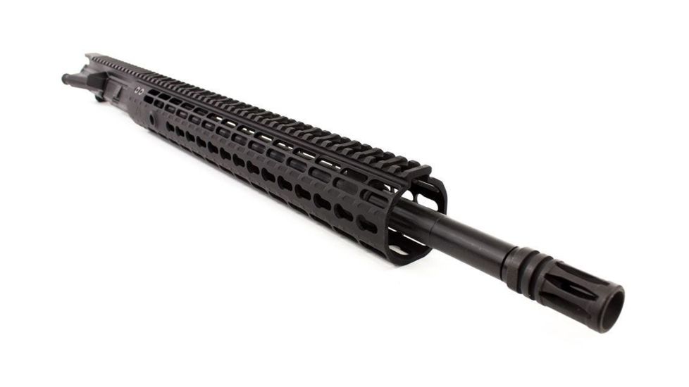 Aero Precision Complete Upper Receiver, M4E1-E, 18in, 5.56 Rifle Barrel, Quantum 15in KeyMod Handguard, Anodized Black, APAR640005P8