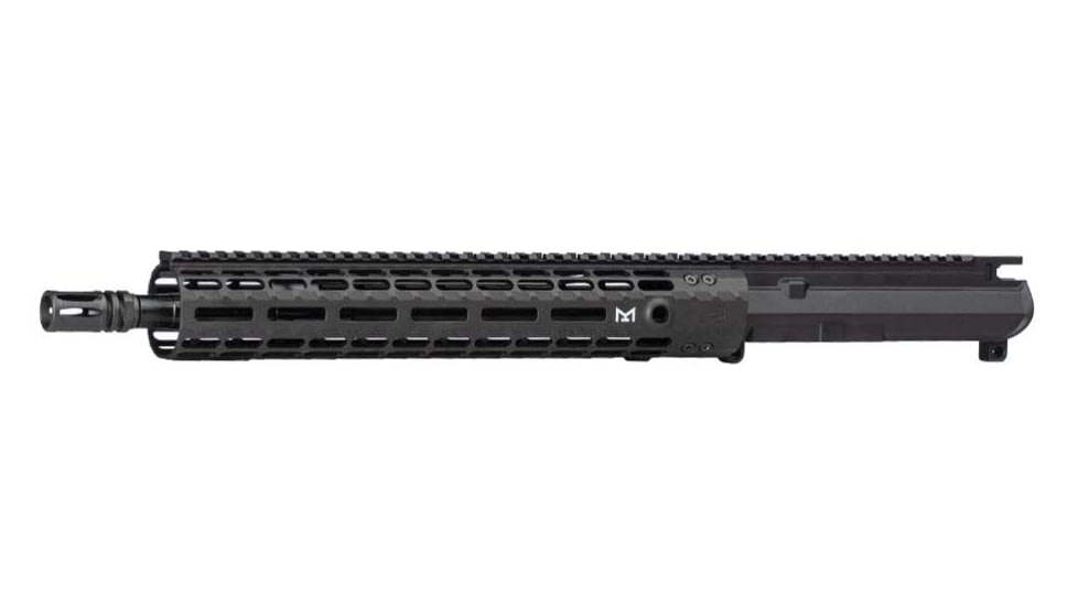 Aero Precision Complete Upper Receiver, M4E1-E, 5.56x45mm NATO, 13.9in, Government, Mid Length, 1 in 7, 1/2 x 28, 12.7in, A2 Flash Hider, Anodized, Black, APAR600217M99