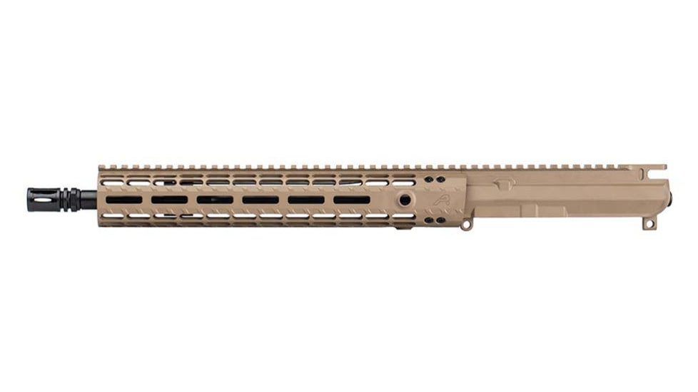 Aero Precision Complete Upper Receiver, M4E1-E, 5.56 x 45, 13.9in, Government, Mid Length, 1 in 7, 1/2 x 28, 12.7in, A2 Flash Hider, Cerakote, FDE, APAR600284M99