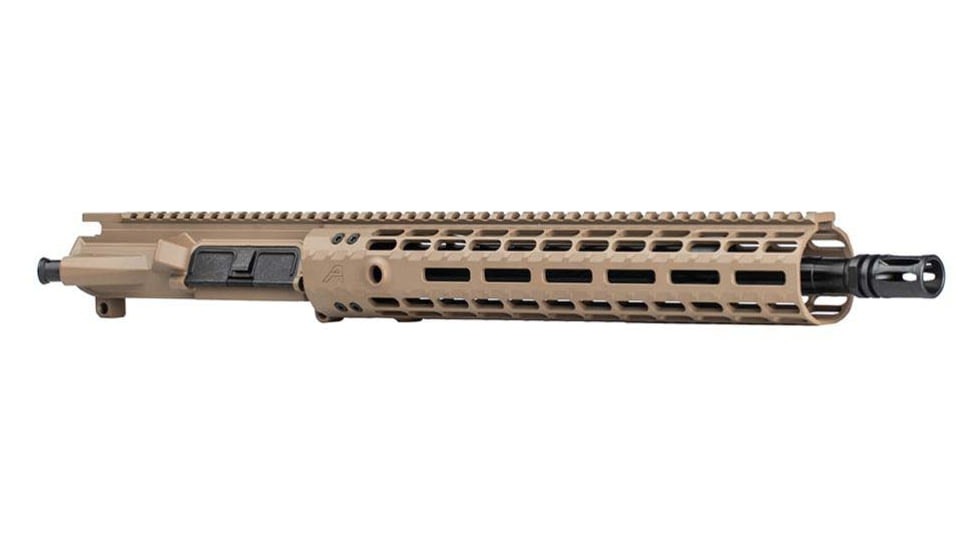 Aero Precision Complete Upper Receiver, M4E1-E, 5.56 x 45, 13.9in, Government, Mid Length, 1 in 7, 1/2 x 28, 12.7in, A2 Flash Hider, Cerakote, FDE, APAR600284M99