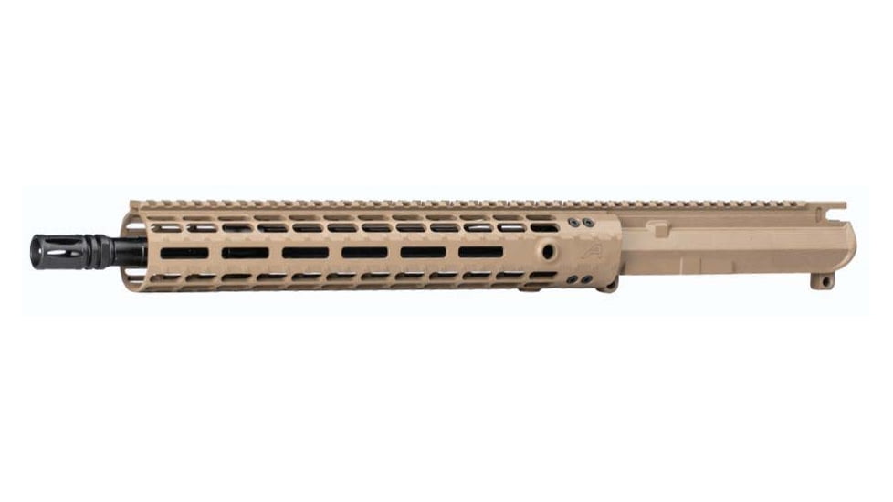 Aero Precision Complete Upper Receiver, M4E1-E, 5.56 x 45, 13.9in, Government, Mid Length, 1 in 7, 1/2 x 28, 12.7in, A2 Flash Hider, Cerakote, FDE, APAR600284M99