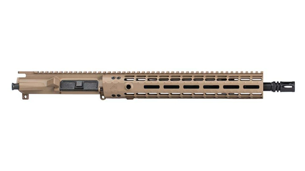 Aero Precision Complete Upper Receiver, M4E1-E, 5.56x45mm NATO, 13.9in, Government, Mid Length, 1 in 7, 1/2 x 28, 12.7in, A2 Flash Hider, Cerakote, FDE, APAR600284M99