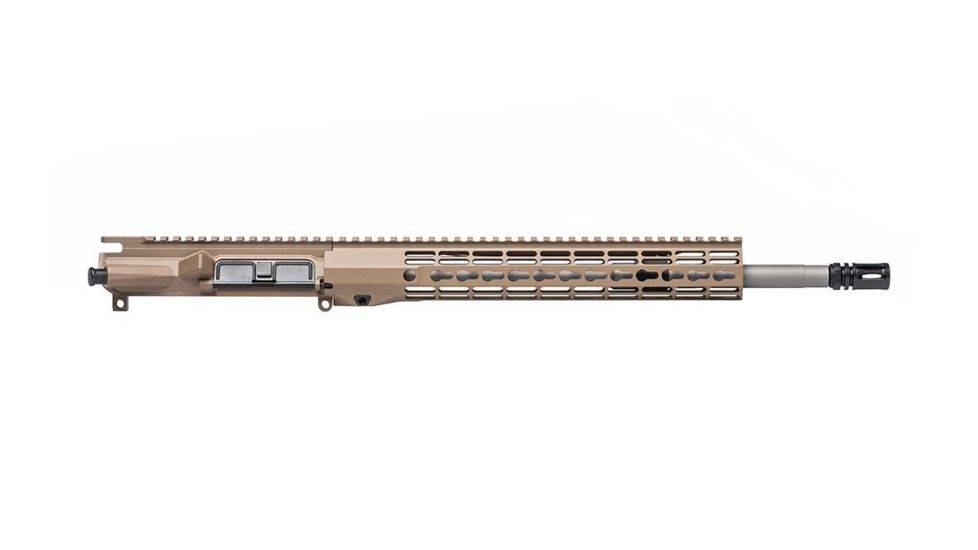 Aero Precision Complete Upper Receiver, M4E1-T, .223, 16in, Wylde Barrel, 12in KeyMod ATLAS S-ONE Handguard, Cerakote, Flat Dark Earth, APAR700214P9