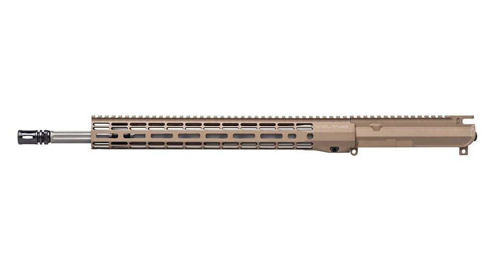 Aero Precision Complete Upper Receiver, M4E1-T, .223 Wylde, 18in, SPR - Fluted, Rifle Length, 1 in 8, 1/2 x 28, 15in, A2 Flash Hider, Cerakote, FDE, APAR700715M51