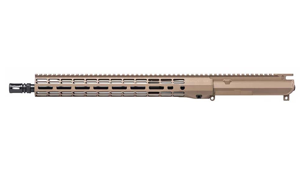 Aero Precision Complete Upper Receiver, M4E1-T, .300 Blackout, 16in, DRP, Pistol Length, 1 in 7, 5/8 x 24, 15in, A2 Flash Hider, Cerakote, FDE, APAR700715M14
