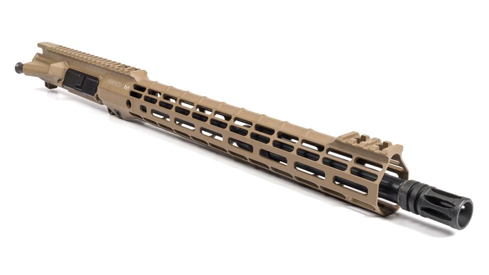 Aero Precision Complete Upper Receiver, M4E1-T, 5.56, 16in, Mid-Length Barrel, 15in M-LOK ATLAS S-ONE Handguard, Cerakote, Flat Dark Earth, APAR700315M7