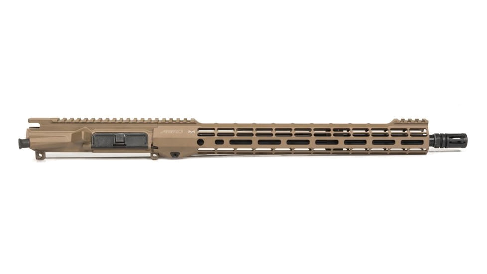 Aero Precision Complete Upper Receiver, M4E1-T, 5.56, 16in, Mid-Length Barrel, 15in M-LOK ATLAS S-ONE Handguard, Cerakote, Flat Dark Earth, APAR700315M7