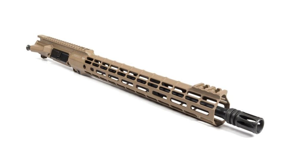 Aero Precision M4E1-T Complete Upper Receiver, Threaded 5.56x45mm Mid Pencil 16in Barrel, ATLAS S-ONE 15in Handguard, M-LOK, Cerakote, Flat Dark Earth, APAR700315M39