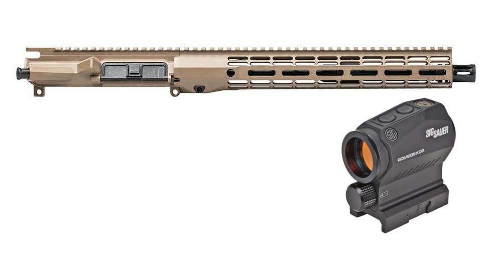 Aero Precision Complete Upper Receiver M4E1-T, 5.56 NATO w/ Sig Sauer ROMEO5 1x20mm Green Dot Sight