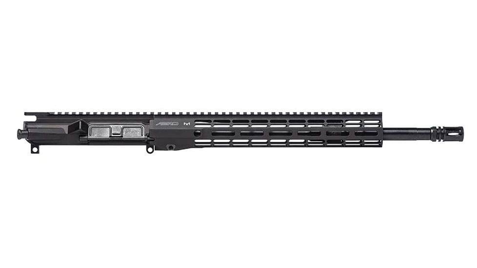 Aero Precision Complete Upper Receiver, M4E1-T, 5.56 x 45, 16in, Government, Mid Length, 1 in 7, 1/2 x 28, 12.7in, A2 Flash Hider, Anodized, Black, APAR700704M7