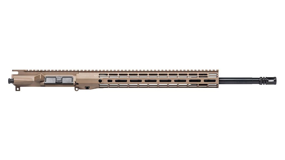 Aero Precision Complete Upper Receiver, M4E1-T, 5.56 x 45, 20in, Government, Rifle Length, 1 in 7, 1/2 x 28, 15in, A2 Flash Hider, Cerakote, FDE, APAR700715M48