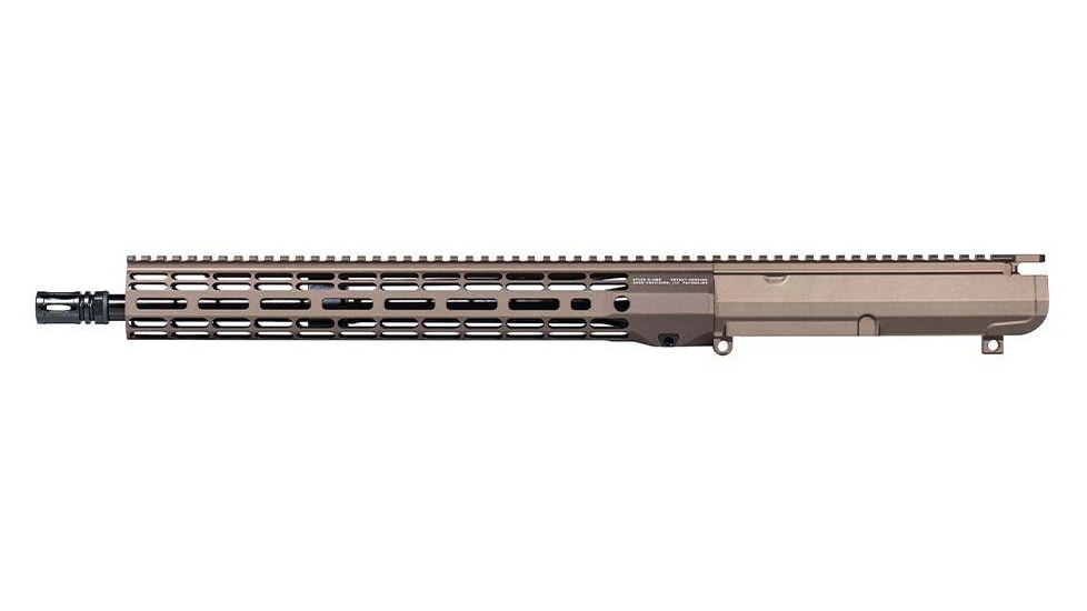 Aero Precision Complete Upper Receiver, M5, .308 Win, 16in, Government, Mid Length, 1 in 10, 5/8 x 24, 15in, A2 Flash Hider, Anodized, Kodiak Brown Anodized, APAR538817M22
