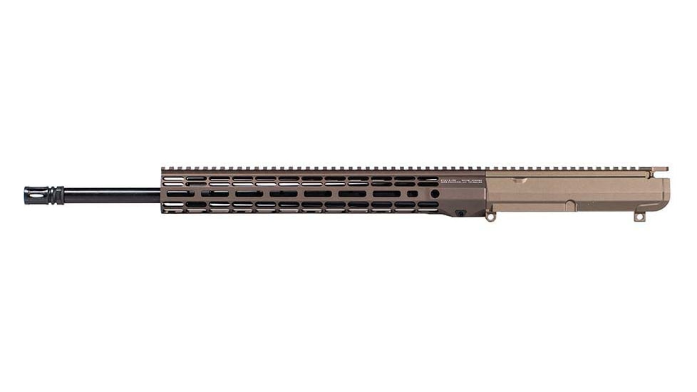 Aero Precision Complete Upper Receiver, M5, .308 Winchester, 20in, Heavy, Rifle Length, 1 in 10, 5/8 x 24, 15in, A2 Flash Hider, Anodized, Kodiak Brown, APAR538817M27