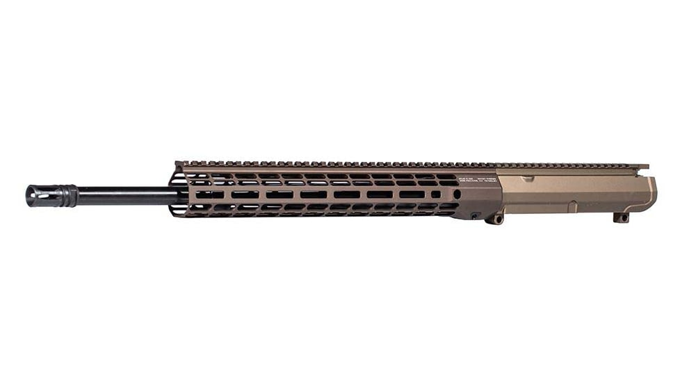 Aero Precision Complete Upper Receiver, M5, .308 Win, 20in, Heavy, Rifle Length, 1 in 10, 5/8 x 24, 15in, A2 Flash Hider, Anodized, Kodiak Brown Anodized, APAR538817M27