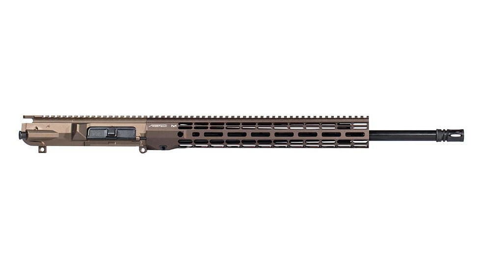 Aero Precision Complete Upper Receiver, M5, .308 Win, 20in, Heavy, Rifle Length, 1 in 10, 5/8 x 24, 15in, A2 Flash Hider, Anodized, Kodiak Brown Anodized, APAR538817M27
