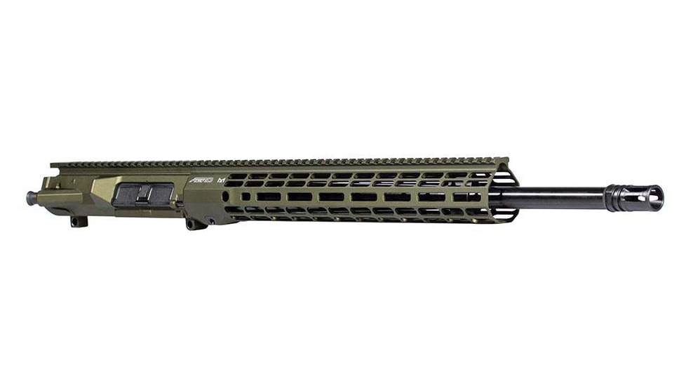 Aero Precision Complete Upper Receiver, M5, .308 Win, 20in, Heavy, Rifle Length, 1 in 10, 5/8 x 24, 15in, A2 Flash Hider, Anodized, OD Green Anodized, APAR538772M27