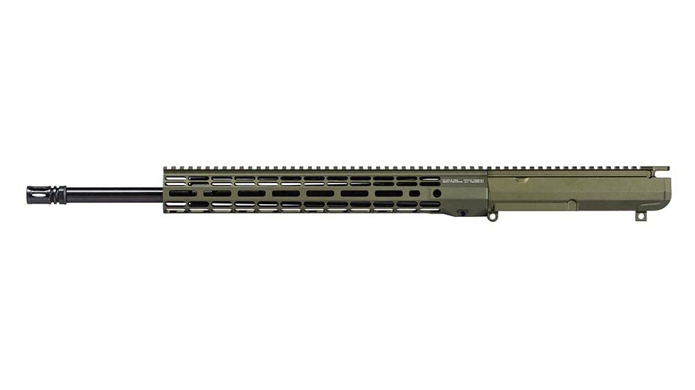 Aero Precision Complete Upper Receiver, M5, .308 Win, 20in, Heavy, Rifle Length, 1 in 10, 5/8 x 24, 15in, A2 Flash Hider, Anodized, OD Green Anodized, APAR538772M27