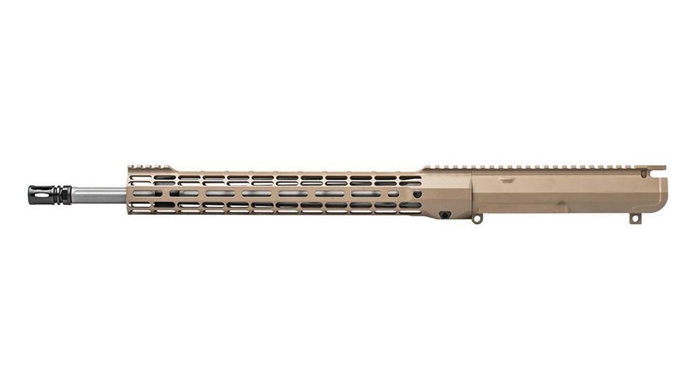 Aero Precision Complete Upper Receiver M5, .308 Winchester, 18in Fluted SS Barrel, Rifle Length w/ ATLAS S-ONE 15in M-LOK Handguard, FDE, APAR538115M69