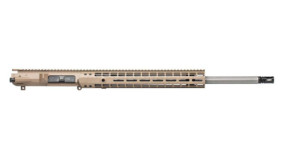 Aero Precision Complete Upper Receiver, M5E1, 22in Barrel, 6.5mm Creedmoor, Rifle Length, 1-8 Twist, 416R Stainless Steel, EM15 Cerakote, FDE, APAR308556M70