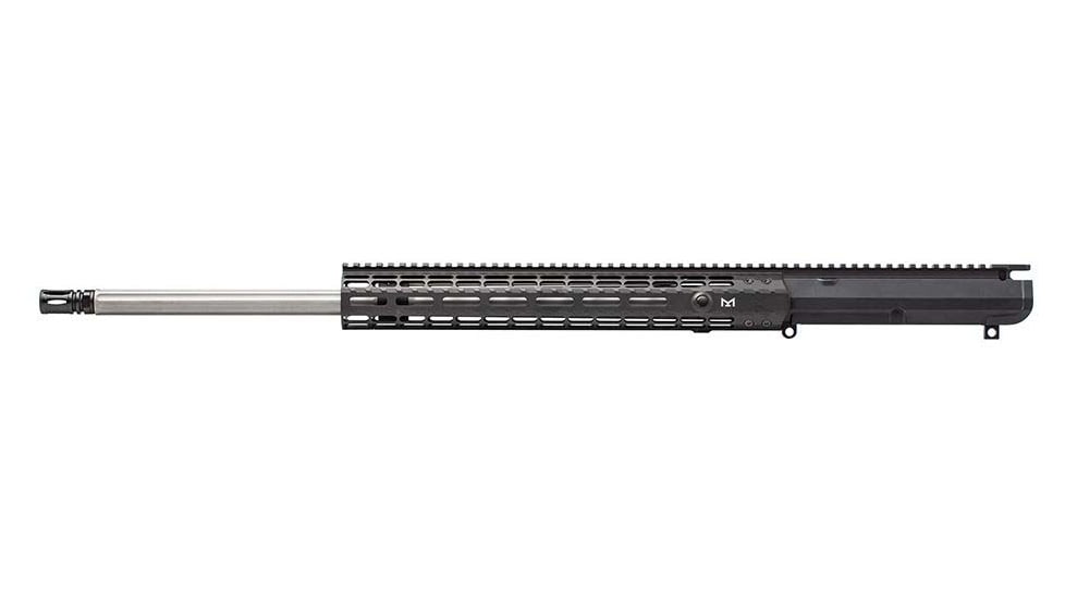 Aero Precision Complete Upper Receiver, M5E1, 24in Barrel, 6.5mm Creedmoor, Rifle Length, 1/8 Twist, 416R Stainless Steel, EM15 Handguard, Anodized Black, APAR308554M71