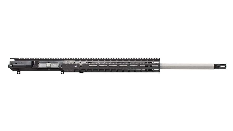 Aero Precision Complete Upper Receiver, M5E1, 24in Barrel, 6.5mm Creedmoor, Rifle Length, 1/8 Twist, 416R Stainless Steel, EM15 Handguard, Anodized Black, APAR308554M71