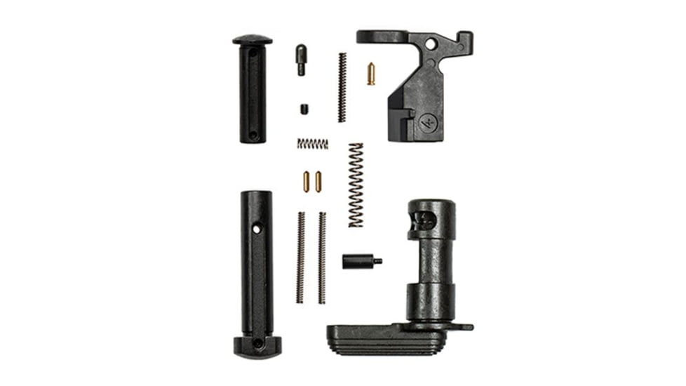 Aero Precision EPC Lower Parts Kit Minus FCG/Grip, Black, APRH101330