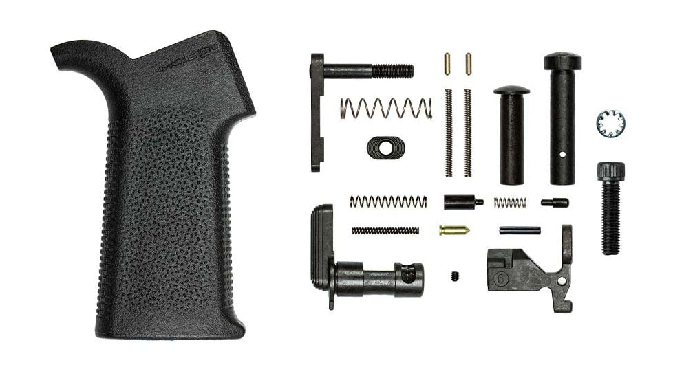 Aero Precision Lower Parts Kit, M4E1, Magpul MOE SL, No Fire Control Group/Trigger, Anodized Black, APRH100986