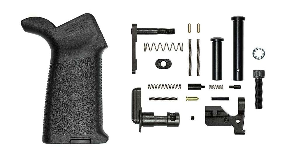Aero Precision Lower Parts Kit, M5, Magpul MOE, No Fire Control Group/Trigger, Anodized Black, APRH100976