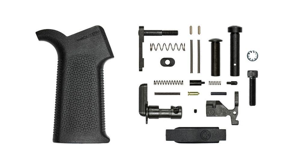 Aero Precision Lower Parts Kit, AR-15, Magpul MOE SL, No Fire Control Group/Trigger, Anodized Black APRH100982