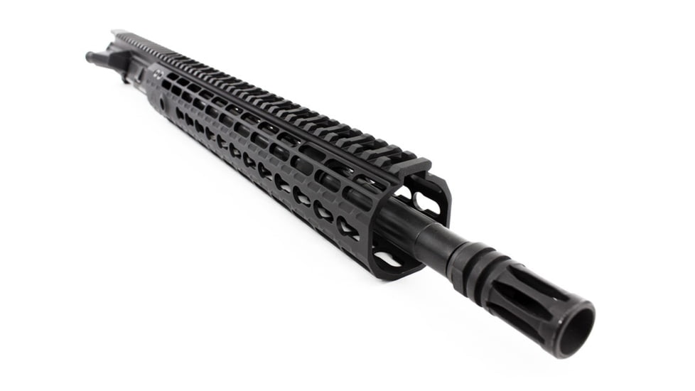 Aero Precision M4E1 Complete Upper Receiver, AR-15, 5.56x45mm NATO, 14.5 in Mid Length Barrel, 12 in KeyMod Handguard, No BCG/CH, Anodized, Black, APAR640231P5
