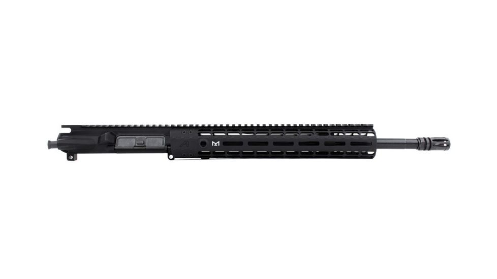 Aero Precision M4E1 Mid Barrel Complete Upper Receiver w/Flash Hider, AR-15, 5.56x45mm NATO, 16in Mid Length Barrel, 12in M-LOK Handguard, No BCG/CH, Anodized, Black, APAR640231M7