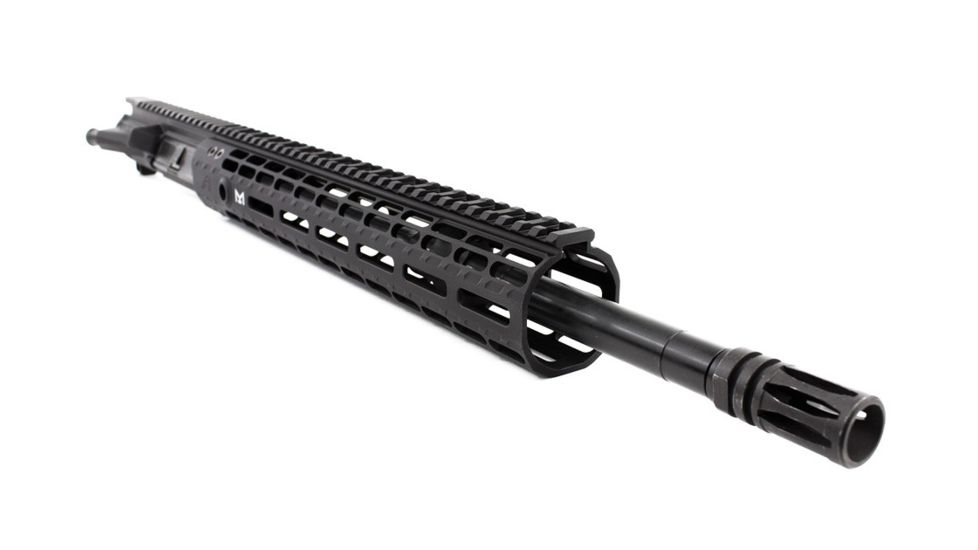 Aero Precision M4E1 Mid Barrel Complete Upper Receiver w/Flash Hider, AR-15, 5.56x45mm NATO, 16in Mid Length Barrel, 12in M-LOK Handguard, No BCG/CH, Anodized, Black, APAR640231M7
