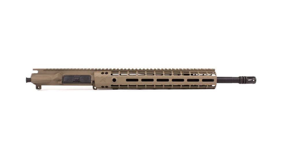 Aero Precision M4E1 Mid Barrel Complete Upper Receiver w/Flash Hider, AR-15, 5.56x45mm NATO, 16in Mid Length Barrel, 12in M-LOK Handguard, No BCG/CH, Magpul Cerakote, Flat Dark Earth, APAR640232M7