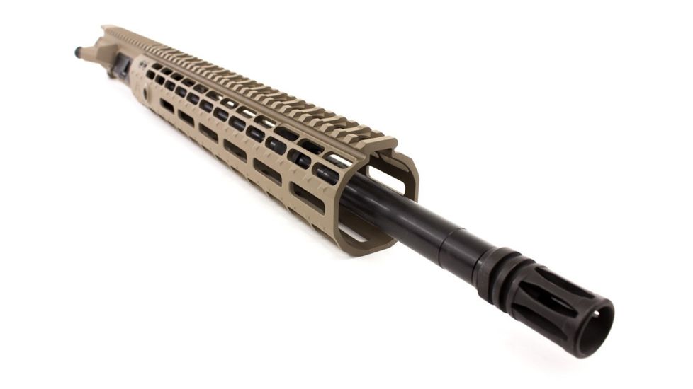 Aero Precision M4E1 Mid Barrel Complete Upper Receiver w/Flash Hider, AR-15, 5.56x45mm NATO, 16in Mid Length Barrel, 12in M-LOK Handguard, No BCG/CH, Magpul Cerakote, Flat Dark Earth, APAR640232M7