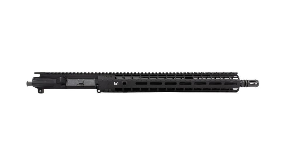 Aero Precision M4E1 Complete Upper Receiver with Flash Hider, AR-15, 5.56x45mm NATO, 16in Mid Length Barrel, 15in M-LOK Handguard, No BCG/CH, Anodized, Black, APAR640251M7