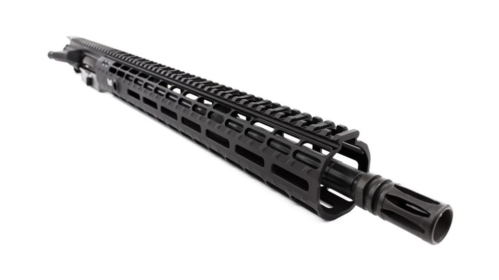 Aero Precision M4E1 Complete Upper Receiver with Flash Hider, AR-15, 5.56x45mm NATO, 16in Mid Length Barrel, 15in M-LOK Handguard, No BCG/CH, Anodized, Black, APAR640251M7