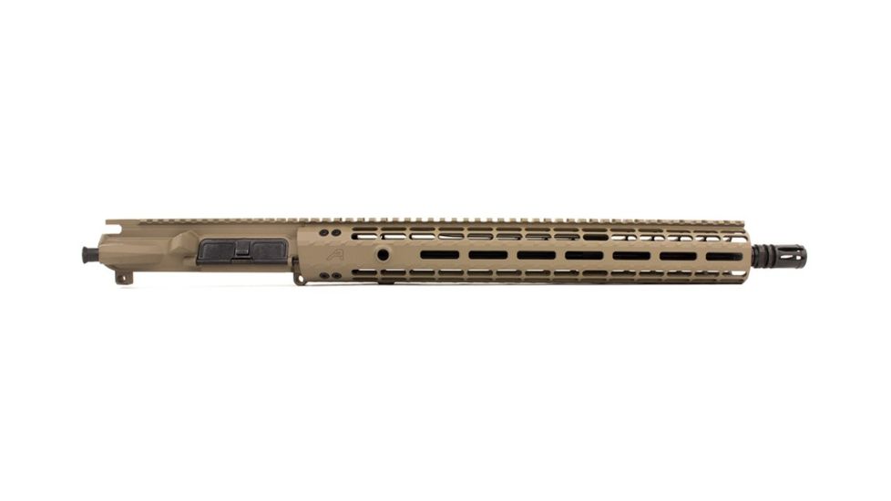 Aero Precision M4E1 Mid Barrel Complete Upper Receiver w/Flash Hider, AR-15, 5.56x45mm NATO, 16in Mid Length Barrel, 15in M-LOK Handguard, No BCG/CH, Magpul Cerakote, Flat Dark Earth, APAR640252M7