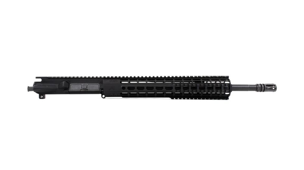 Aero Precision M4E1 Complete Upper Receiver, AR-15, 5.56x45mm NATO, 16 in Mid Length Barrel, 12 in Quad Rail Handguard, No BCG/CH, Anodized, Black, APAR640231Q7