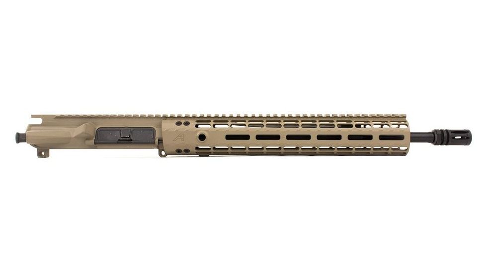 Aero Precision Complete Upper Receiver, M4E1, 14.7in, 5.56 Mid Pencil Barrel, EM-12 HG Gen 2, FDE Cerakote, APAR640232M38