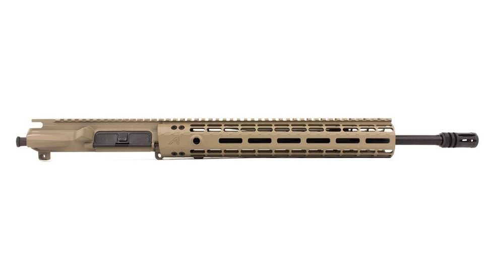 Aero Precision Complete Upper Receiver, M4E1, 16in, 5.56 Mid Pencil Barrel, EM-12 HG Gen 2, FDE Cerakote, APAR640232M39