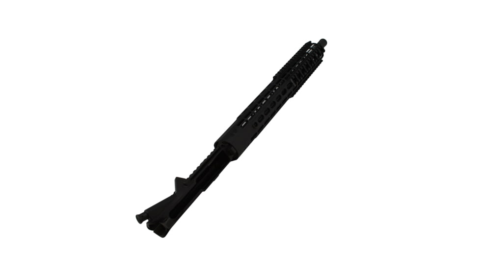 Aero Precision M4E1 Mid Barrel Complete Upper Receiver w/Flash Hider, AR-15, 5.56x45mm NATO, 16in Mid Length Barrel, 15in Quad Rail Handguard, No BCG/CH, Anodized, Black, APAR640251Q7