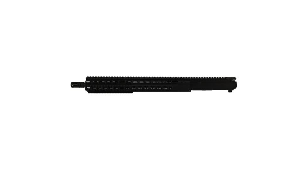 Aero Precision M4E1 Mid Barrel Complete Upper Receiver w/Flash Hider, AR-15, 5.56x45mm NATO, 16in Mid Length Barrel, 15in Quad Rail Handguard, No BCG/CH, Anodized, Black, APAR640251Q7