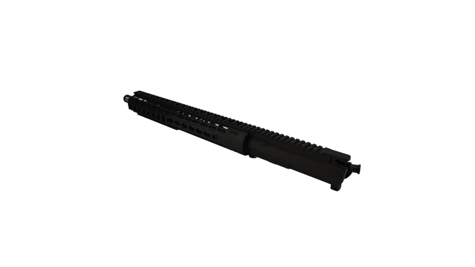 Aero Precision M4E1 Mid Barrel Complete Upper Receiver w/Flash Hider, AR-15, 5.56x45mm NATO, 16in Mid Length Barrel, 15in Quad Rail Handguard, No BCG/CH, Anodized, Black, APAR640251Q7