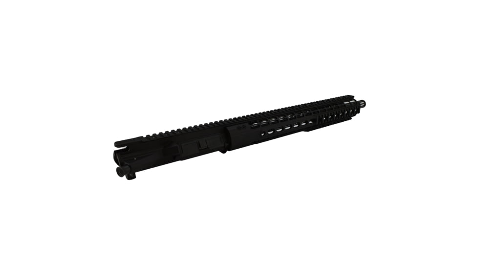 Aero Precision M4E1 Mid Barrel Complete Upper Receiver w/Flash Hider, AR-15, 5.56x45mm NATO, 16in Mid Length Barrel, 15in Quad Rail Handguard, No BCG/CH, Anodized, Black, APAR640251Q7